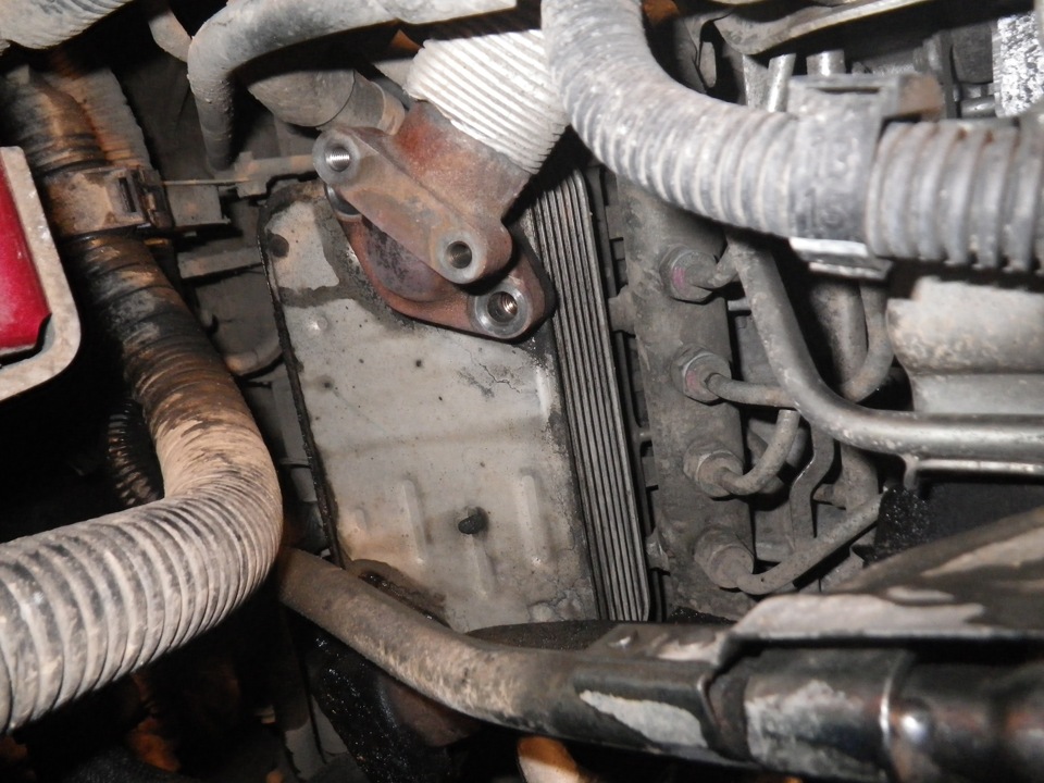 Помыл снаружи радиатор, хоть он мне больше не нужен. — Mitsubishi L200 (4G)