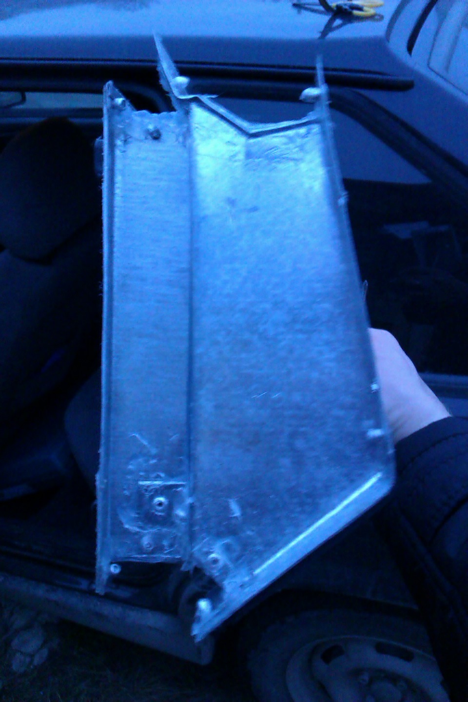 Адаптер салонного фильтра ВАЗ 2110. Часть 2 — Lada 2114, 1,6 л, 2011 ...