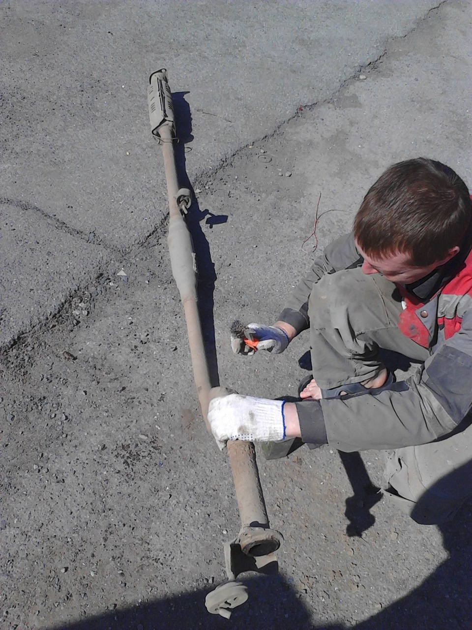 Варим глушитель — Honda Civic Ferio (5G), 1,5 л, 1994 года | своими ...