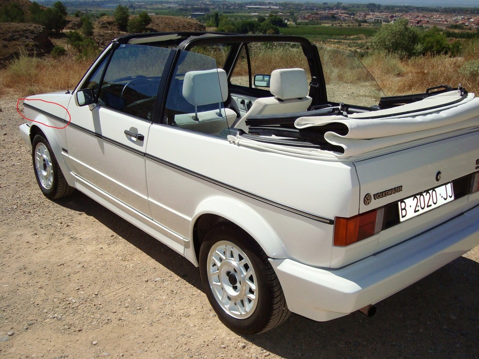 1987 volkswagen golf cabriolet 1.8