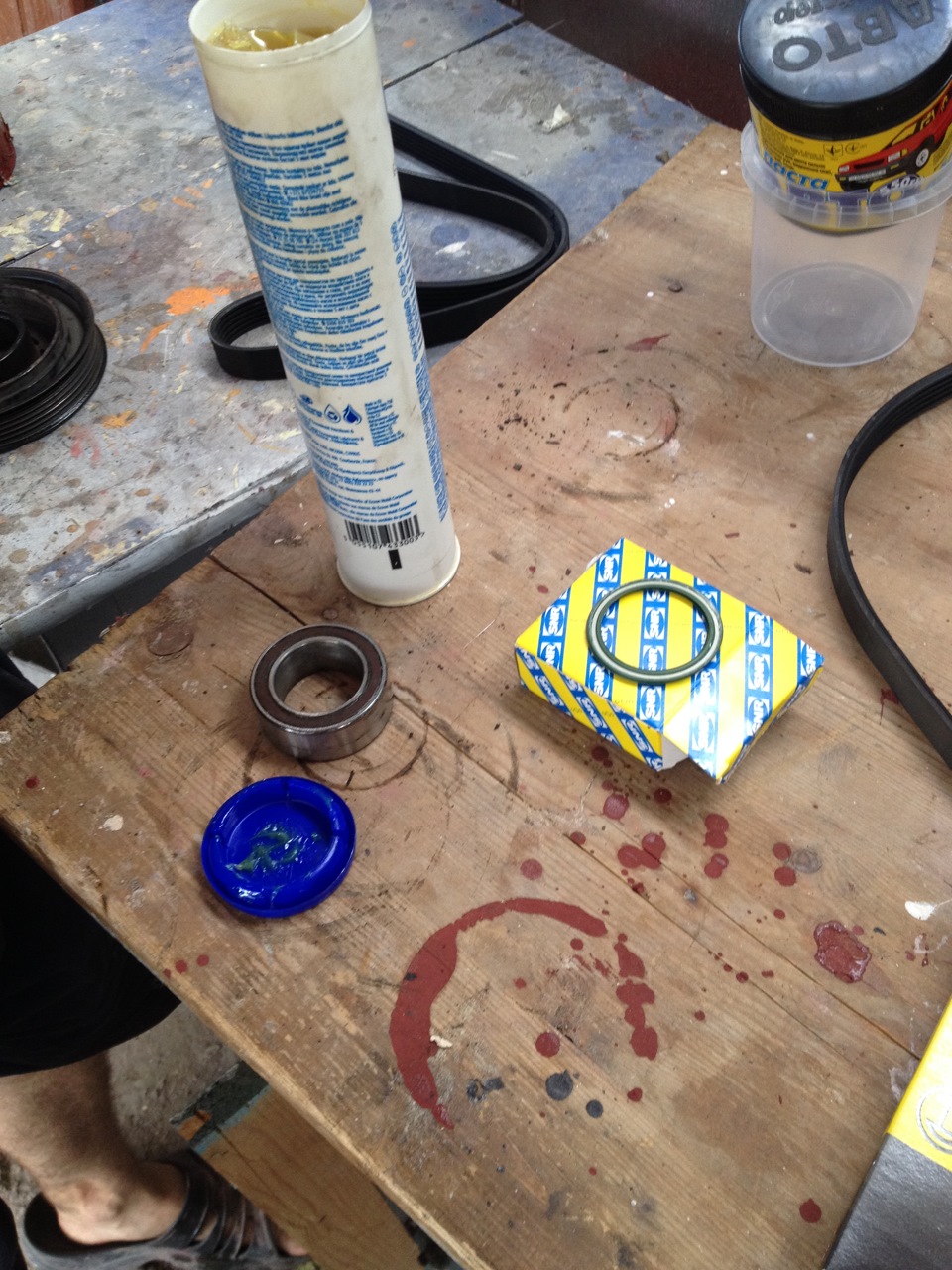 Замена подшипника в компрессоре кондиционера — Nissan Primera (P11), 2 ...