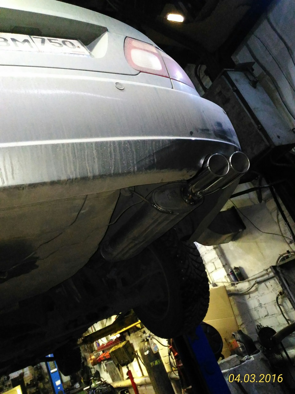 Повесили глушитель) — Nissan Almera II (N16), 1,5 л, 2006 года | тюнинг ...