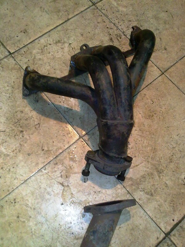 Равнодлинный выхлопной коллектор — паук 4-1 — LADA 2106, 1,6 л., 1983 ...