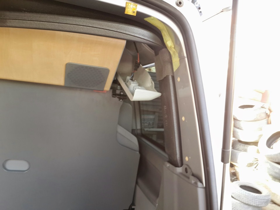 Установка Си-Би антенны. — Volkswagen Multivan (T5), 2,5 л, 2008 года ...