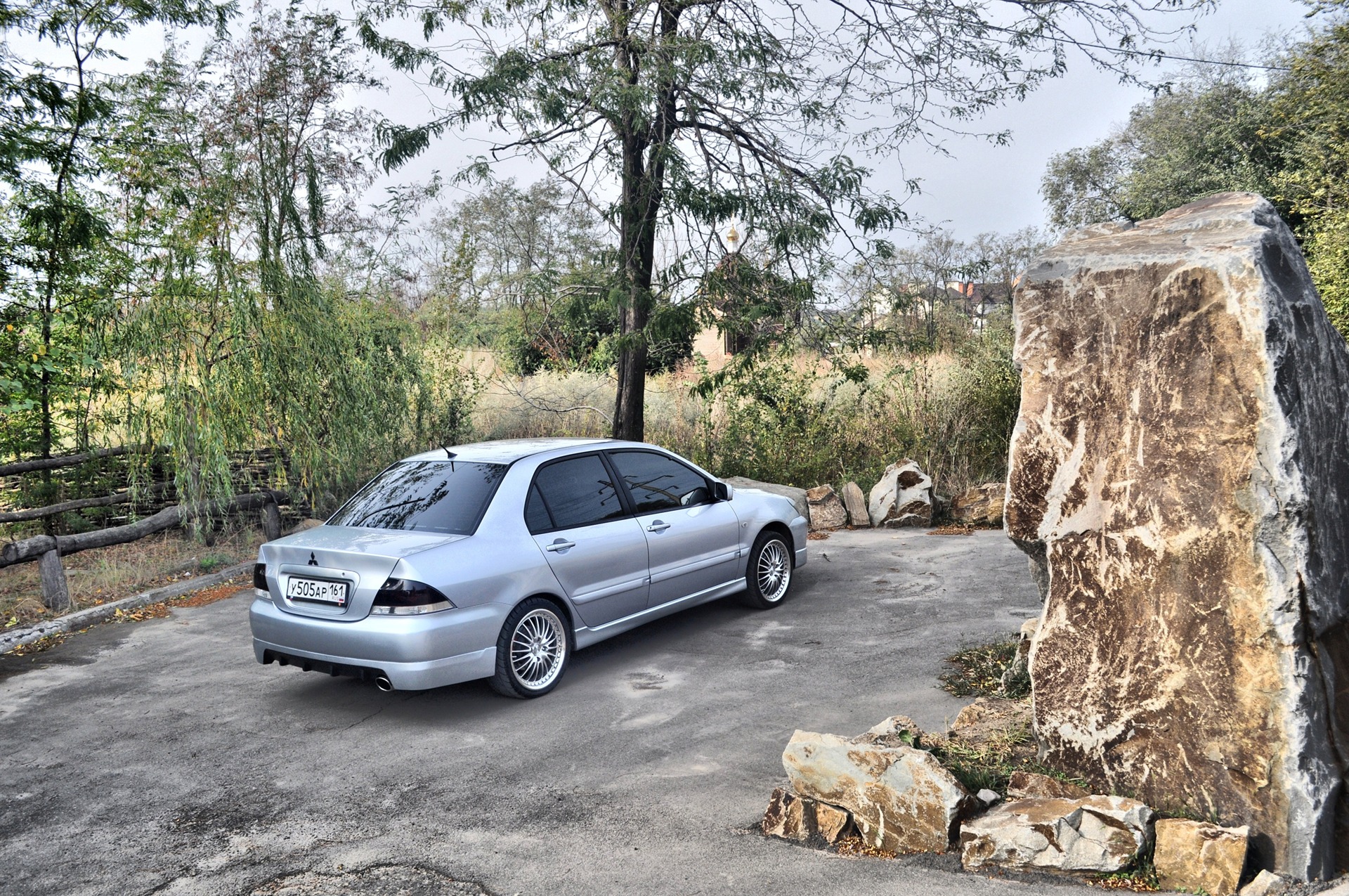 Фотосессия на природе + законченный вид зАДА — Mitsubishi Lancer IX, 1,6 л,  2005 года | тюнинг | DRIVE2