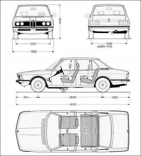 Чертеж геометрии bmw е61 Блог сообщества BMW E12 Club - DRIVE2