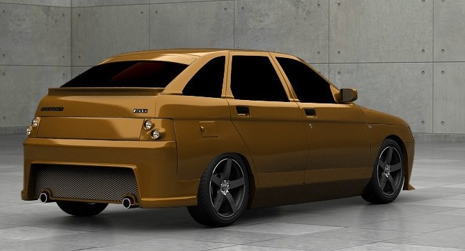 примерные планы на машину созданные в программе 3д тюнинг - Lada 21065, 1,6 л, 1