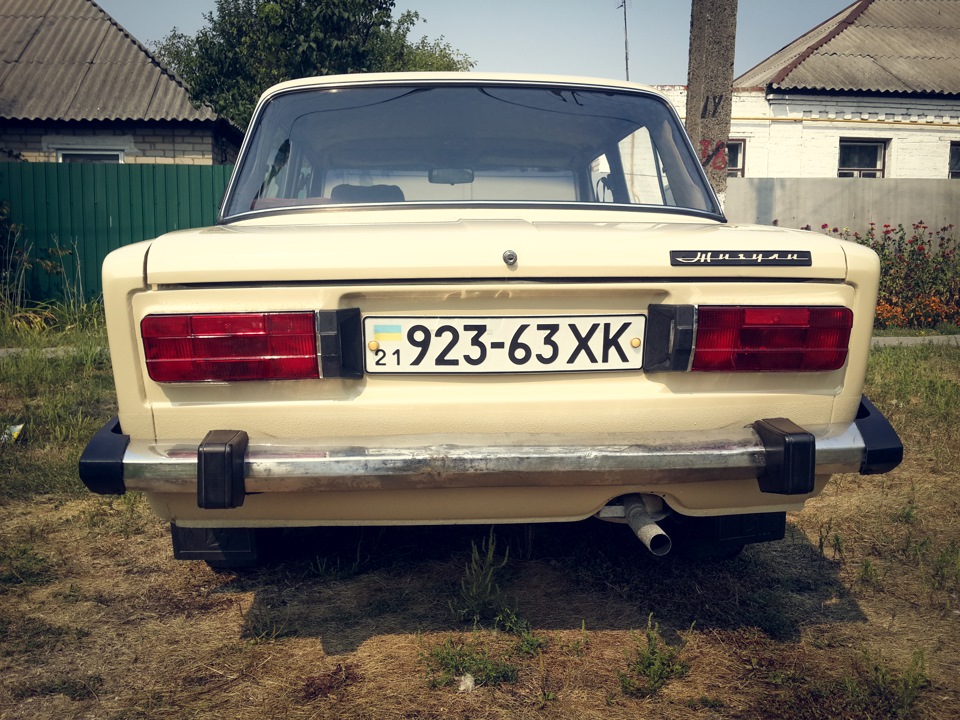 Задние фары и "удочки" (водостоки) — Lada 2106, 1,5 л, 1992 года ...