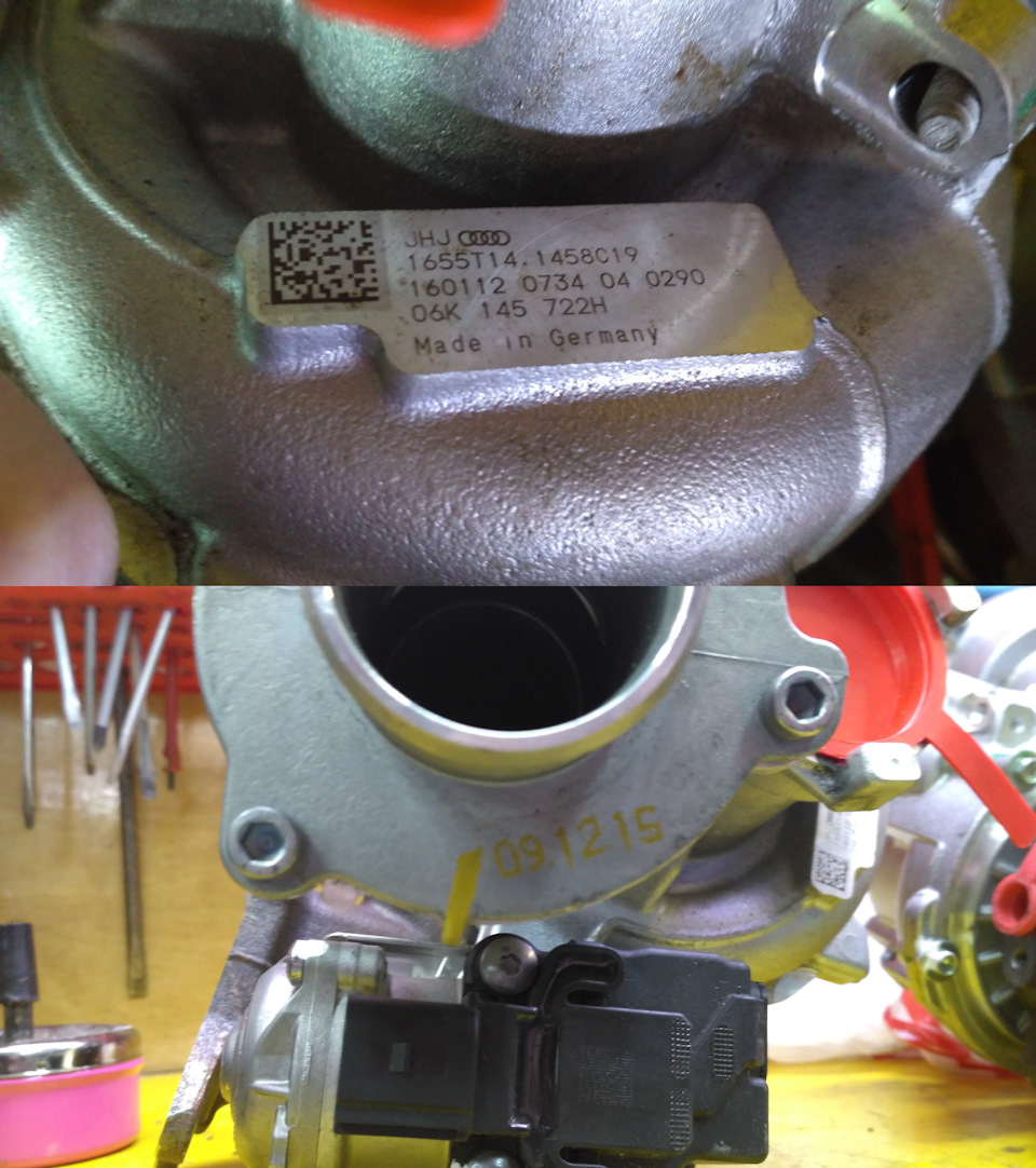 IS38 — Skoda Octavia Combi A7 Mk3. Запчасти на фото: 06K145722H