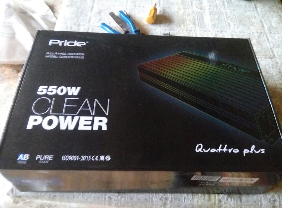 Установка усилителя Pride Quattro Plus — Lada 2114, 1,6 л, 2004 года ...