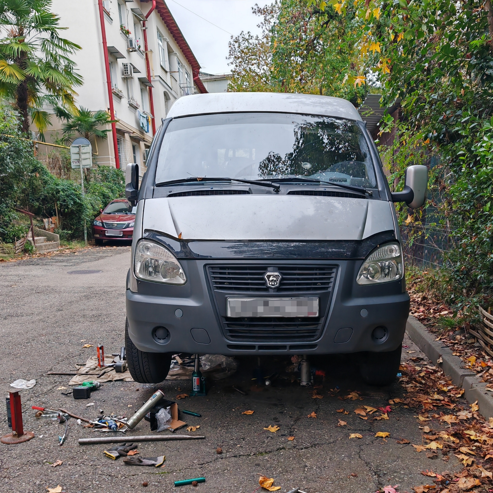 замена правого маятника — ГАЗ Соболь, 2,5 л, 2008 года | визит на ...