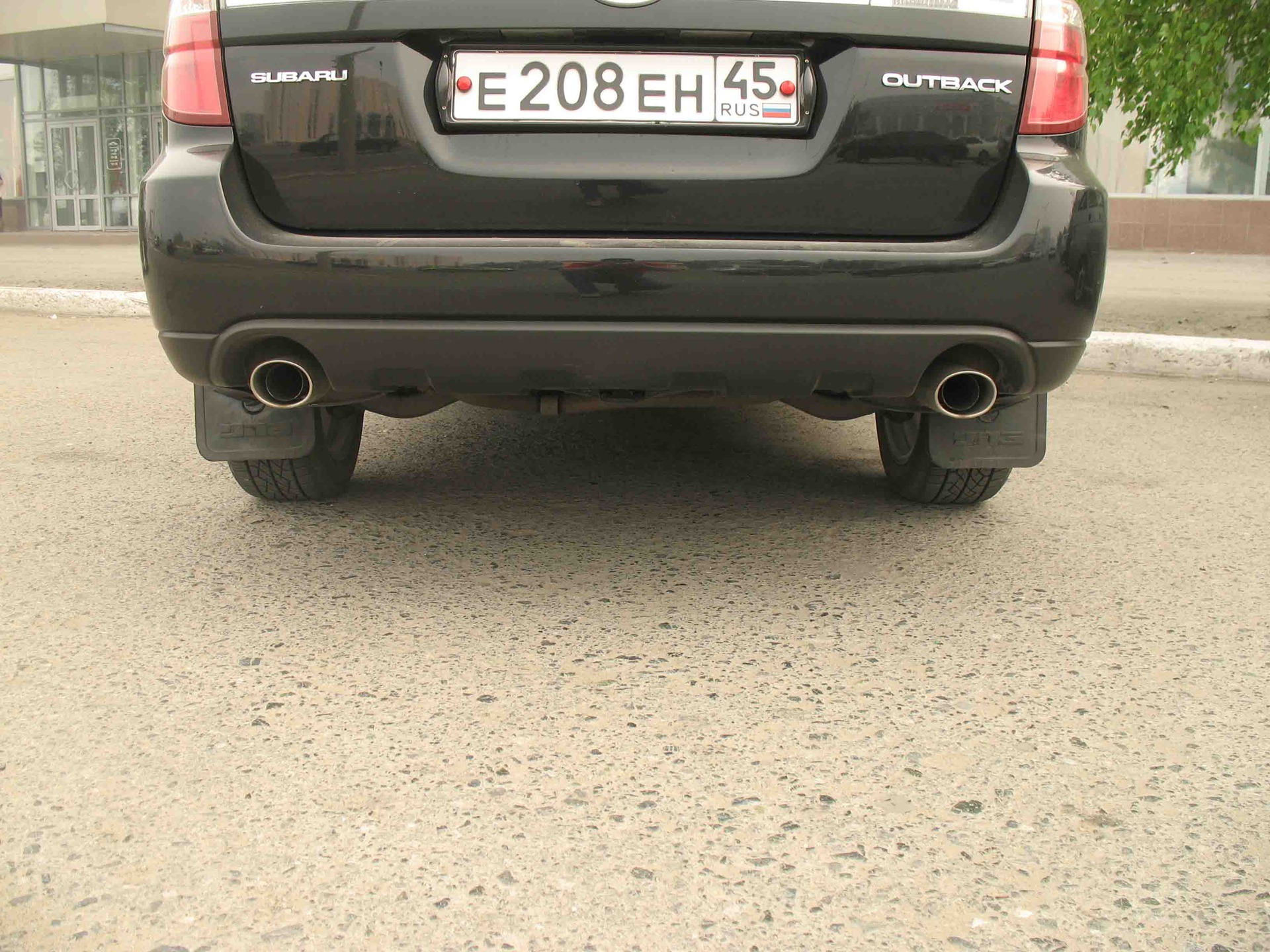 Поставил назад брызгавики от УАЗа — Subaru Outback (BP), 2,5 л, 2007 ...