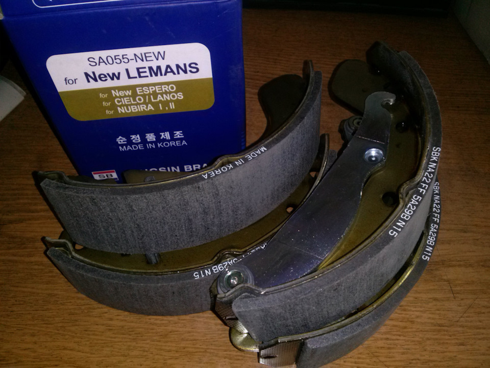 Странности в тормозном барабане. Итог: замена колодок. — Daewoo Lanos ...