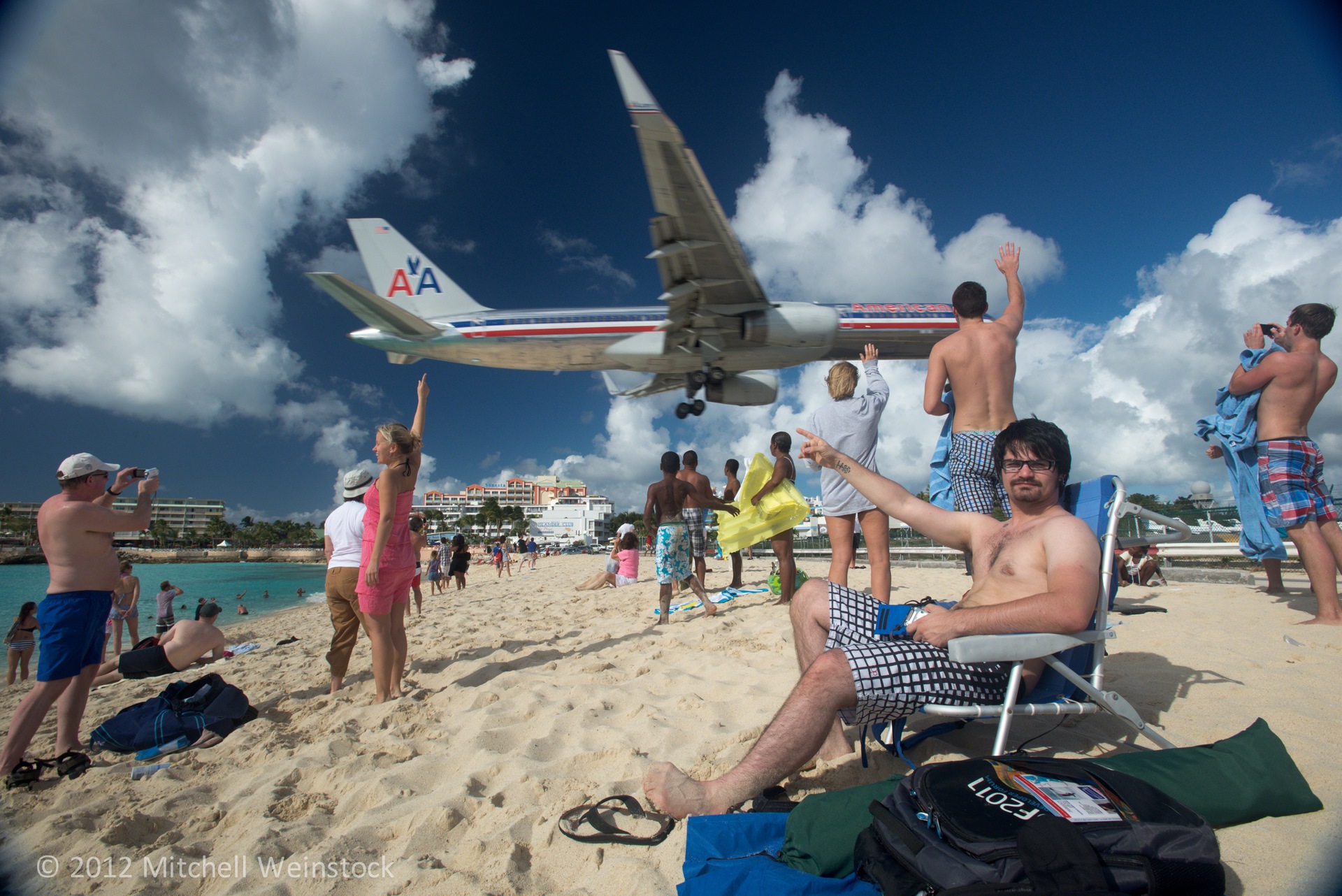 Пляж Maho Beach