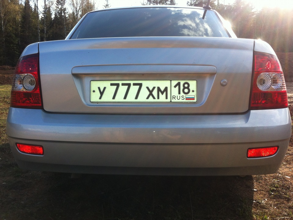 Сабля в цвет! — Lada Приора седан, 1,6 л, 2011 года | тюнинг | DRIVE2