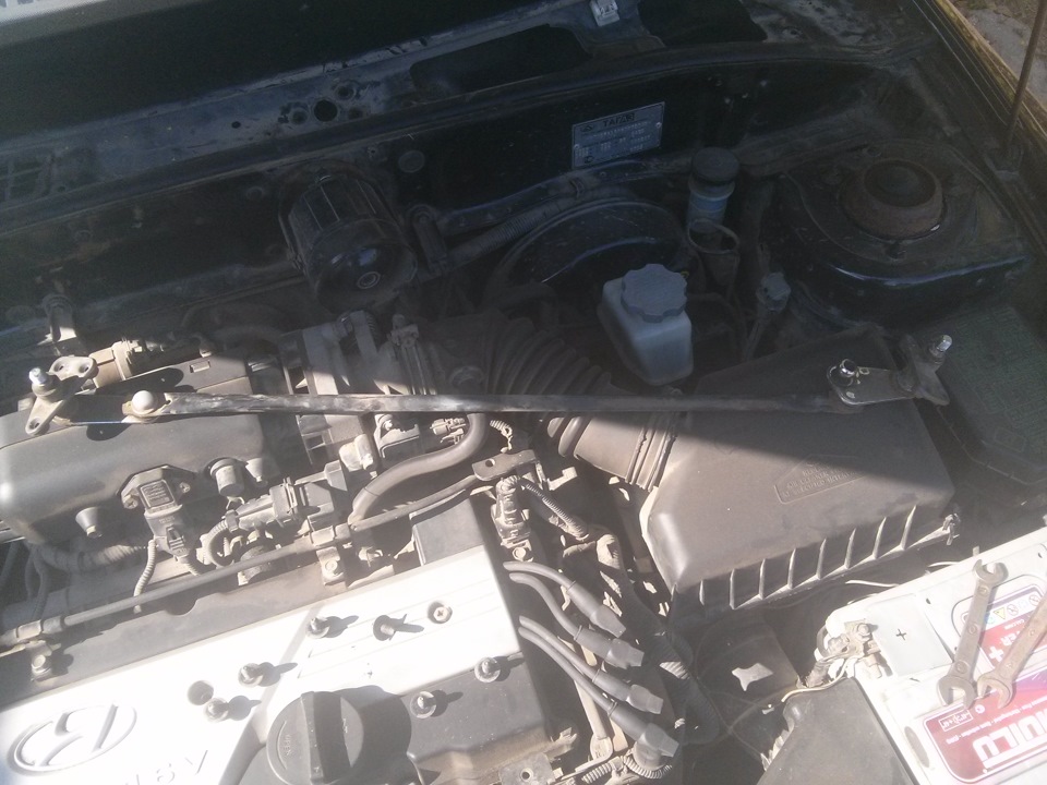 Тяга и бегунки дворников — Hyundai Accent (3G), 1,5 л., 2006 года ...