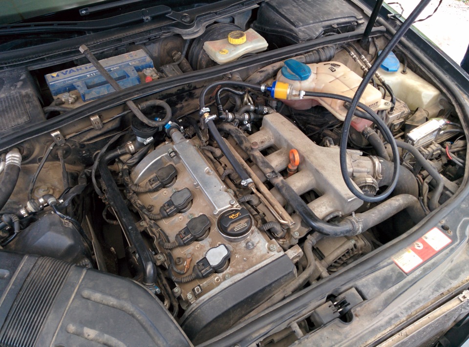 Промывка инжектора Винсом (Wynn's) без снятия форсунок — Audi A4 (B6 ...