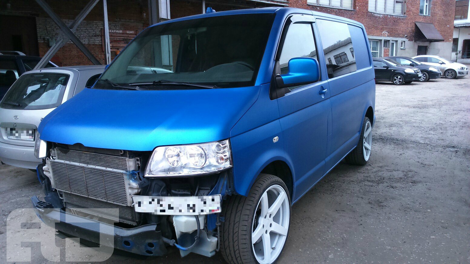 Покрасить раптором volkswagen t5