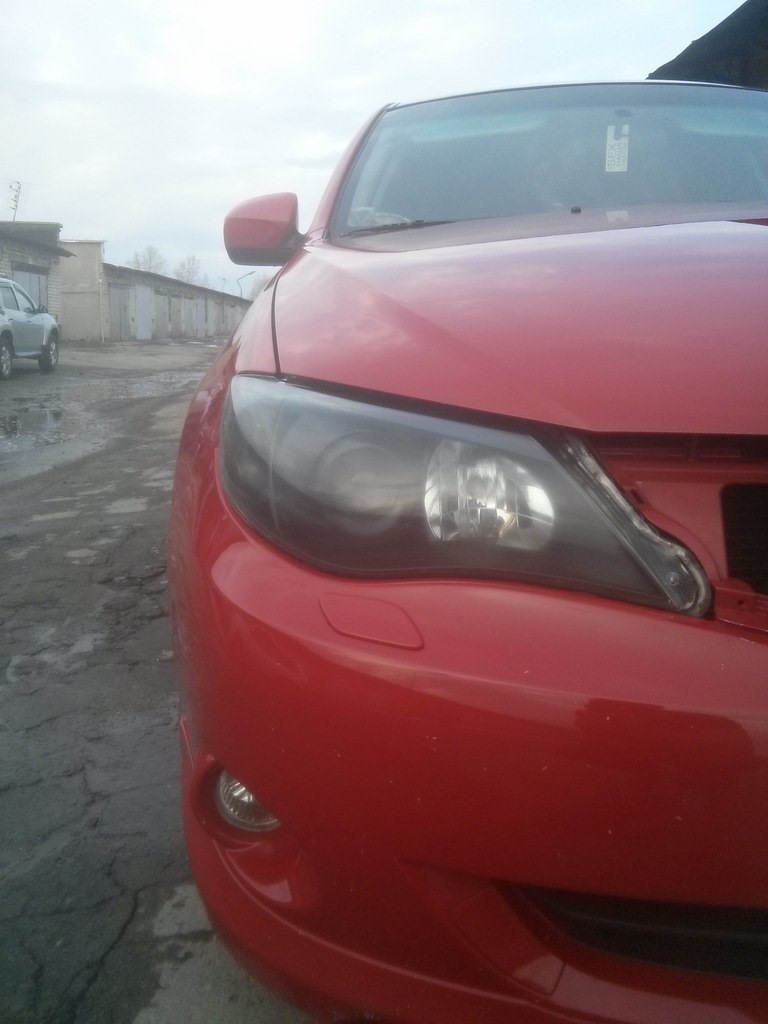 Красим фары) — Subaru Impreza (GE, GH), 2 л, 2008 года | стайлинг | DRIVE2