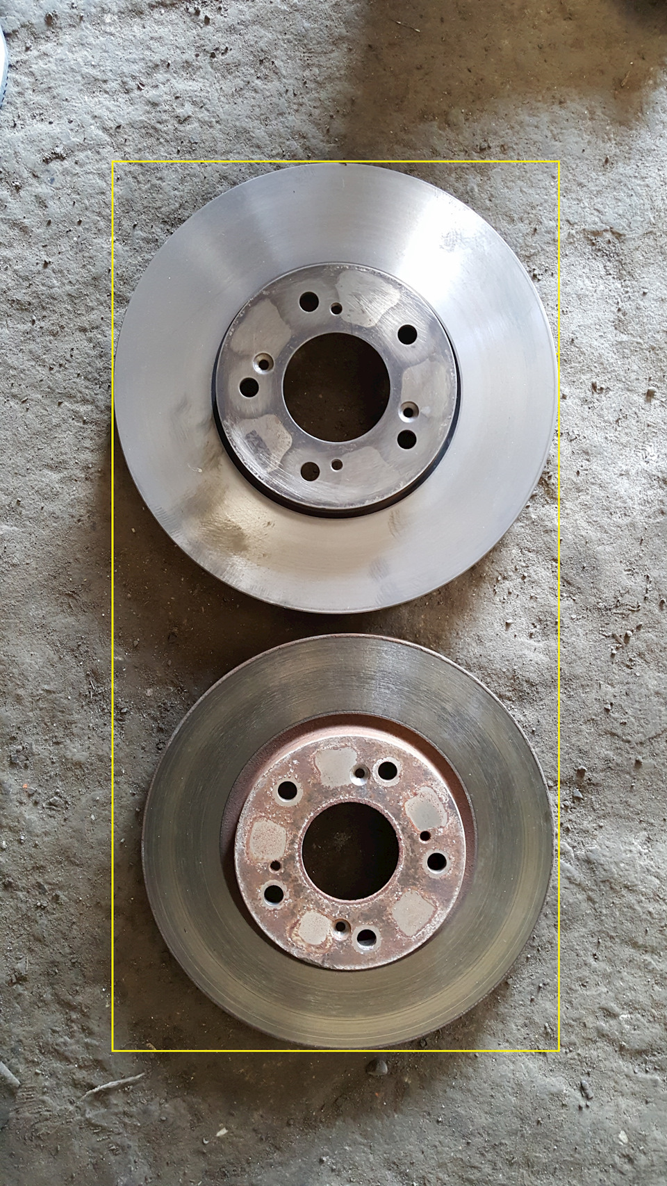 сток не замерял. а вот у заменителя Брембо размер диска 23х282. У Еврейского — 300х28. — Honda Civic 4D (8G)