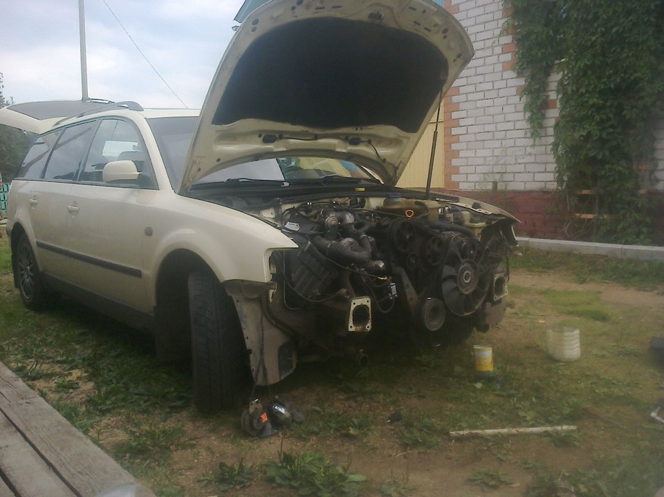 Замена ремня ГРМ — Volkswagen Passat B5, 1,9 л, 1998 года | своими ...