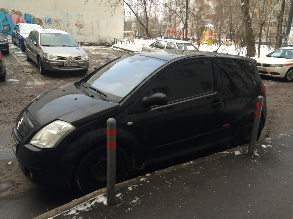 Потолок зам. кожа — Citroen C2, 1,6 л, 2005 года | стайлинг | DRIVE2