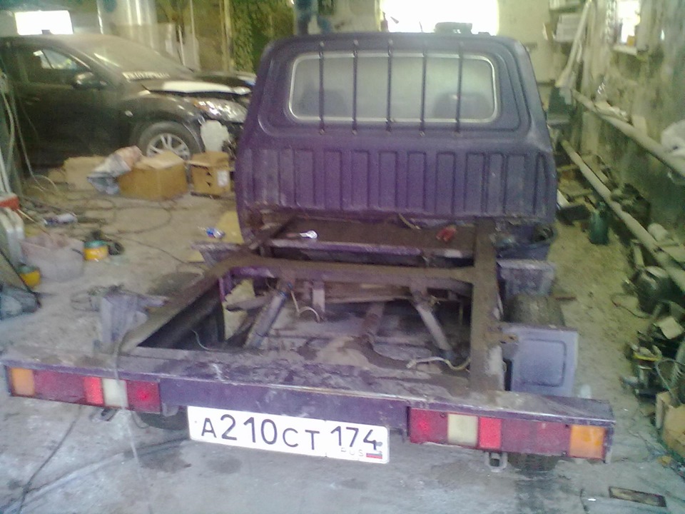 Ремонт кузова рамы и покраска машины — ВИС 2345, 1,6 л., 2002 года ...