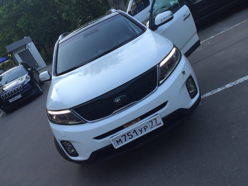 Тонировачка — KIA Sorento (2G), 2,2 л, 2014 года | аксессуары | DRIVE2