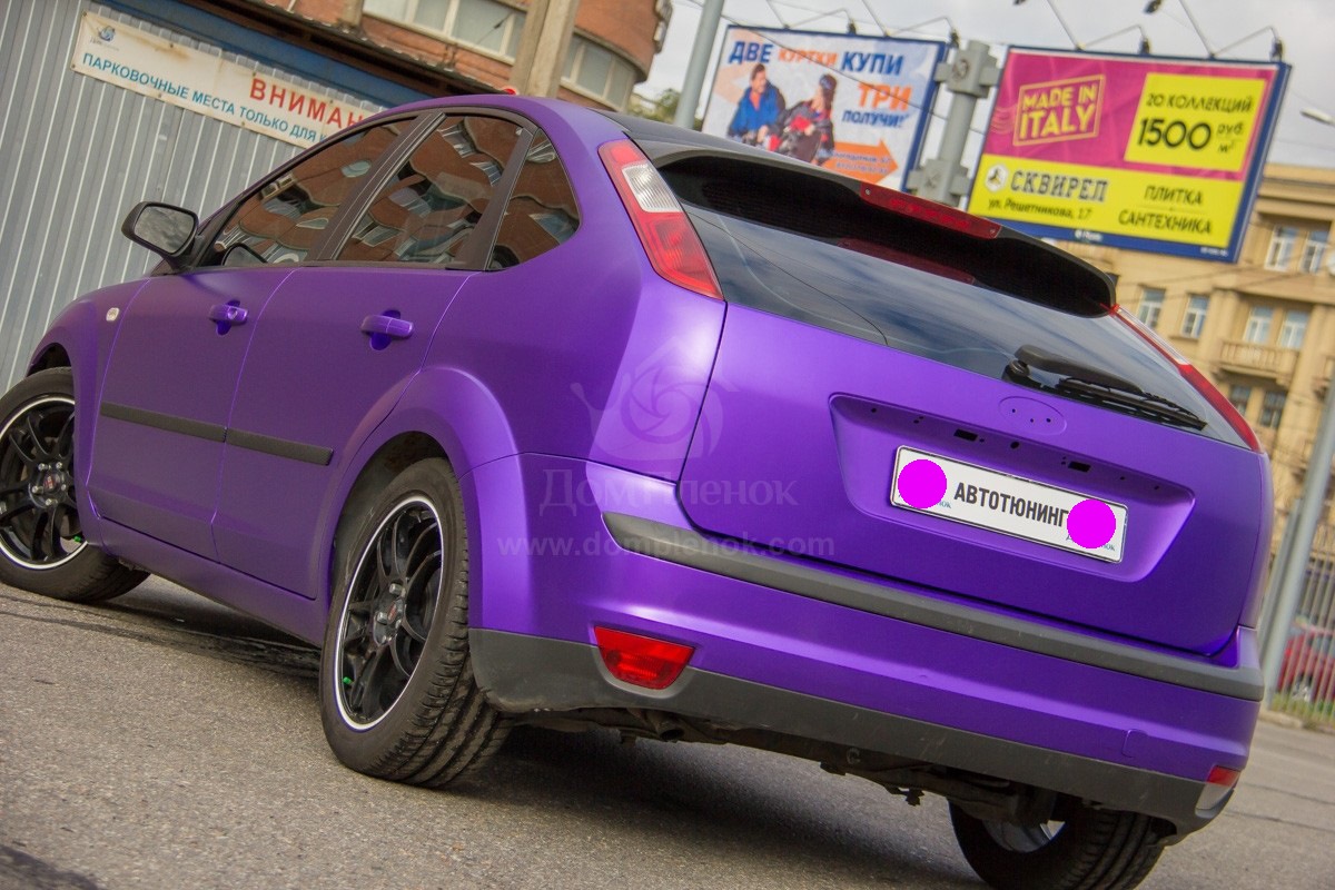 Пленка TeckWrap, фиолетовый матовый хром — DRIVE2