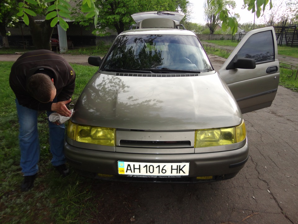 Мухобойка ушла — Lada 21112, 1,5 л, 2002 года | просто так | DRIVE2