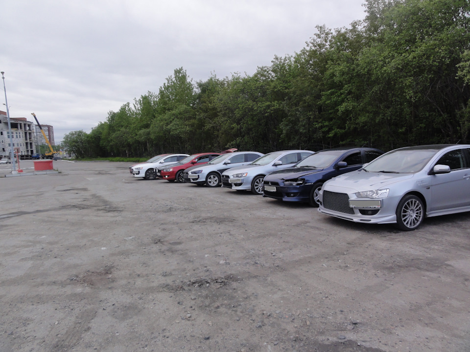 Встреча Лансер клуб_Мурманск — Mitsubishi Lancer X, 2 л, 2008 года ...