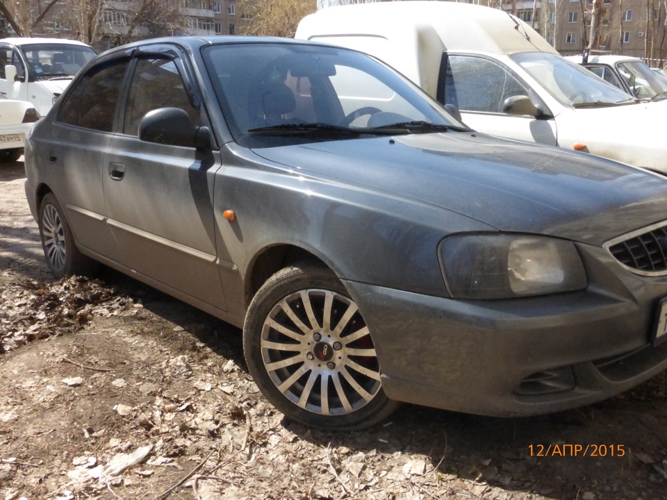 Летние тапочки (летняя резина+литье) — Hyundai Accent (2G), 1,5 л, 2006 ...