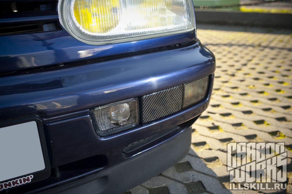 GOLF VR6 декорирование карбоном заглушек в бампер. — DRIVE2