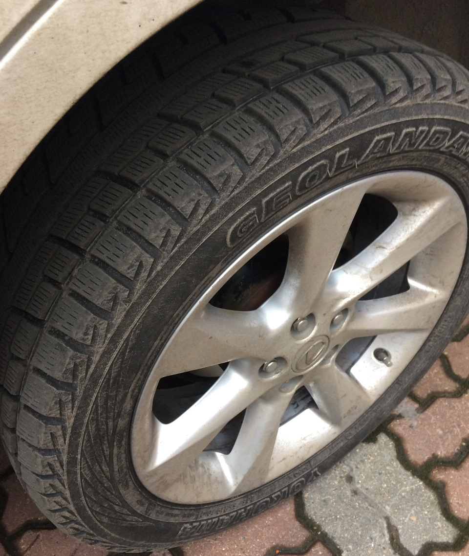 Зимние тапки на 19 (липучка) — Lexus RX 400h (2G), 3,3 л, 2008 года ...