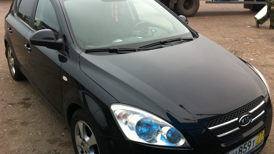 Вот, наказали меня за ксенон в линзах( — KIA Ceed (1G), 1,6 л, 2008 ...