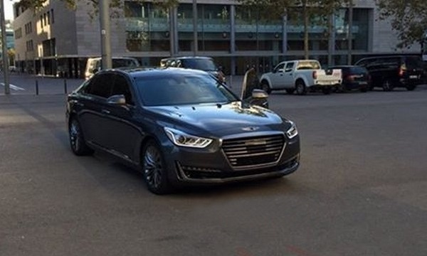 Корейский конкурент БМВ 7 и Ауди 8. Первые фото Hyundai Genesis G90 ...