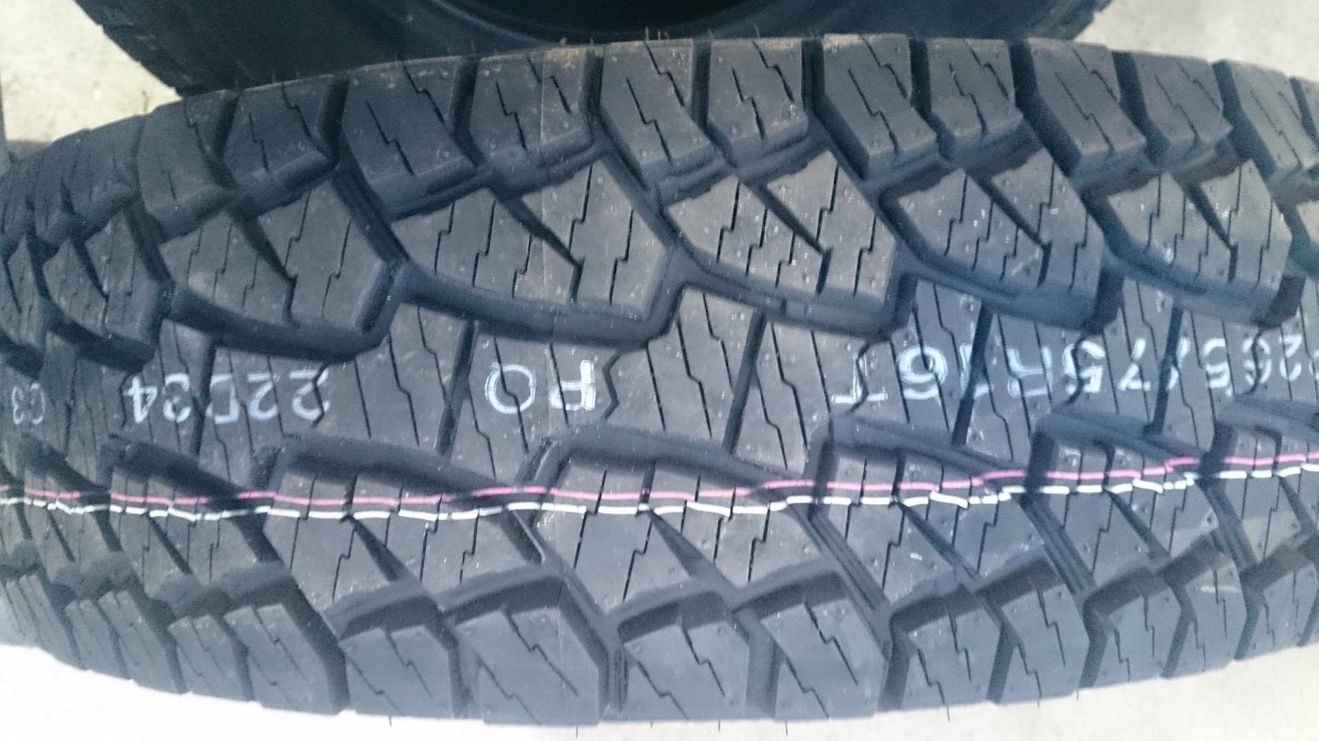 Новая резина Hankook DYNAPRO ATM RF10 — Mitsubishi L200 (3G), 2,5 л ...