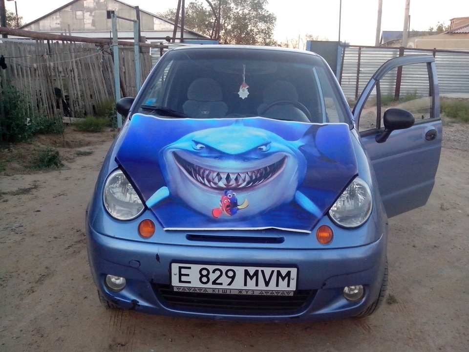 Аэрография на Daewoo Matiz на Красном