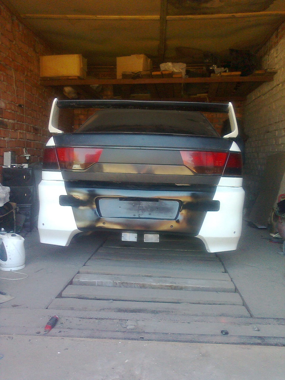 Самодельный бампер — Daewoo Espero, 2 л, 1999 года | тюнинг | DRIVE2