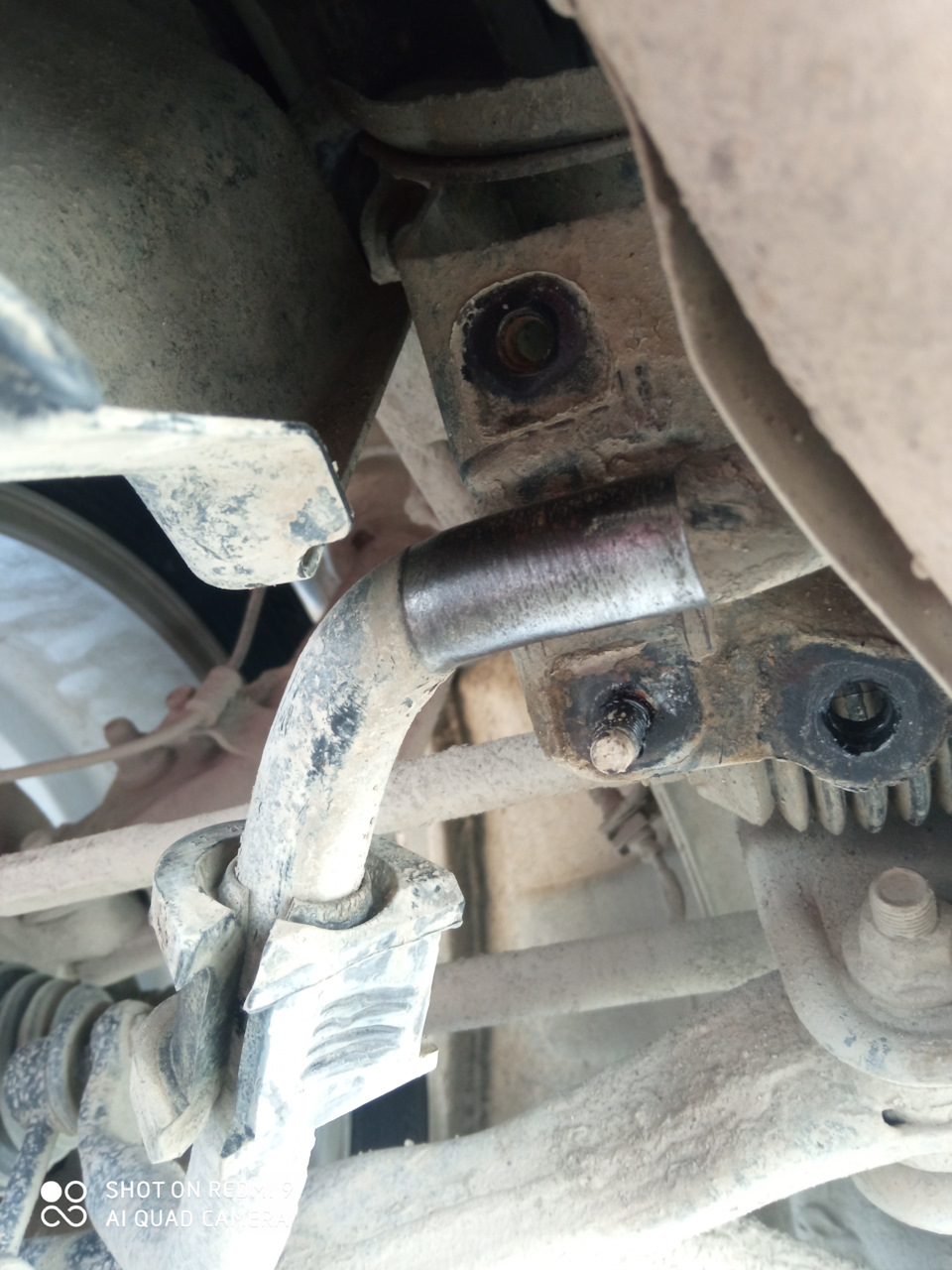 Замена втулок стабилизатора поперечной устойчивости . — Subaru Forester ...