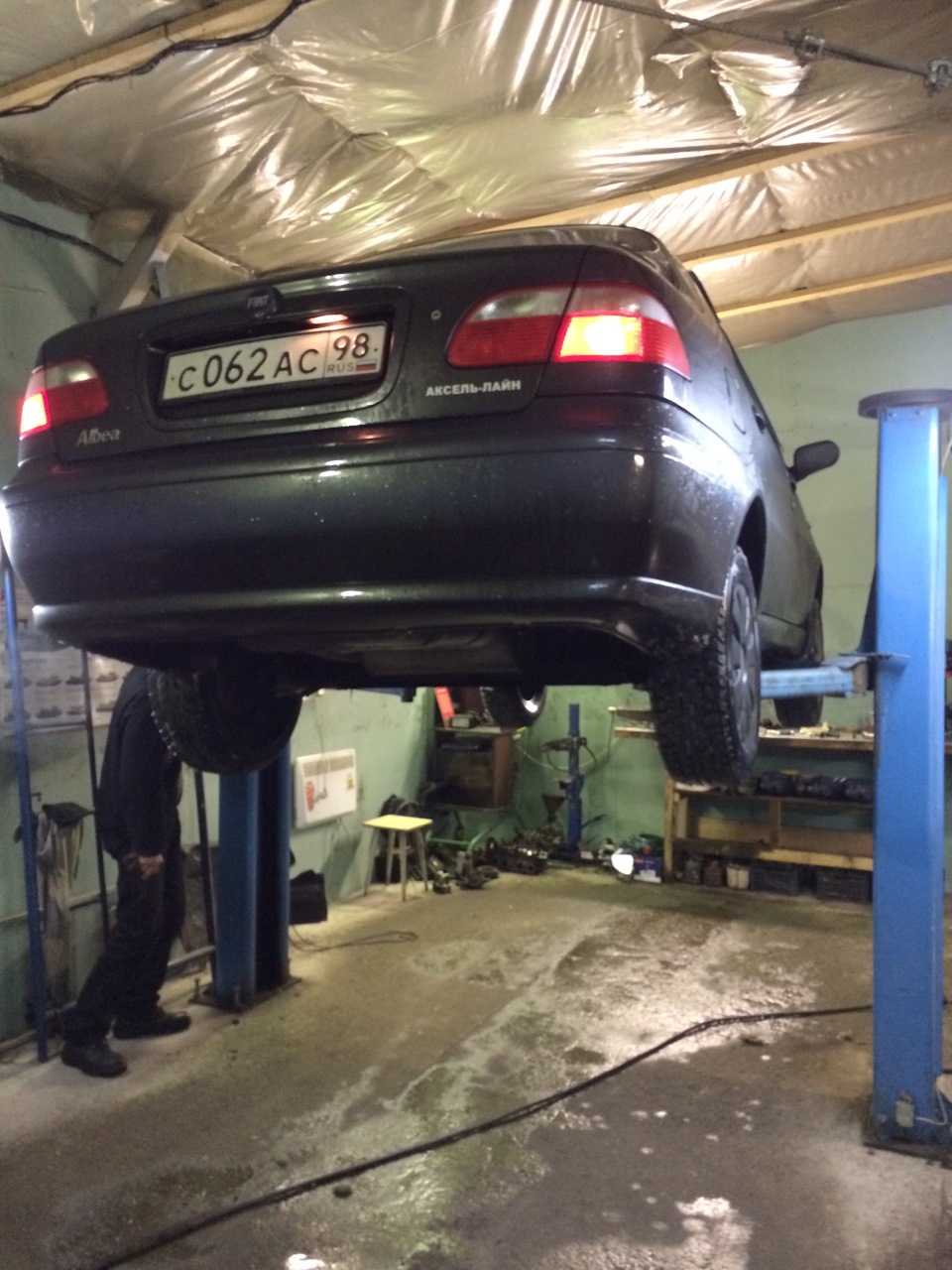 Прогорела гофра — FIAT Albea, 1,4 л, 2007 года | визит на сервис | DRIVE2