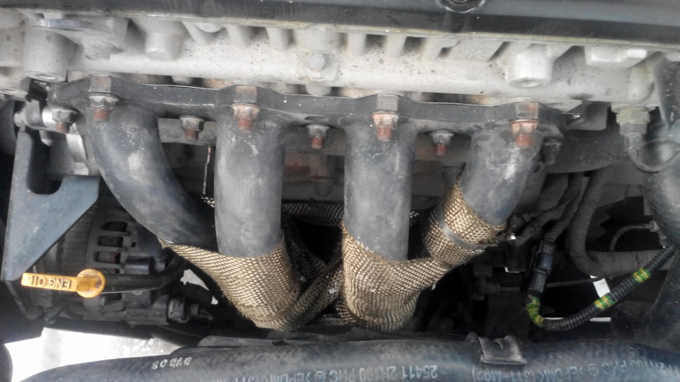 ребилд паука — обмотка термолентой — KIA Ceed (1G), 2 л, 2008 года ...