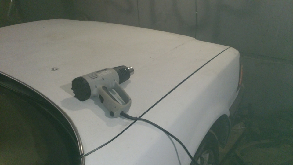 Пленка виниловая. Снятие — Toyota Crown (S130), 2 л, 1991 года | своими ...