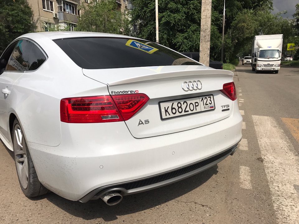 Спойлер Audi a5 b9 Sportback