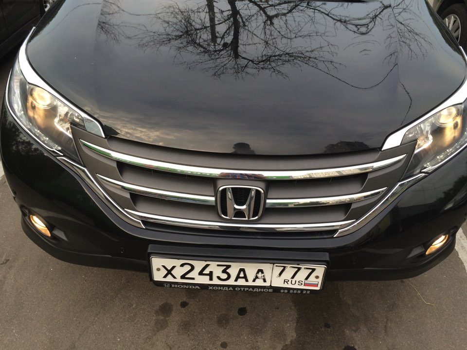 Подумываю затянуть перед в пленку — Honda CR-V (RM), 2,4 л, 2013 года ...