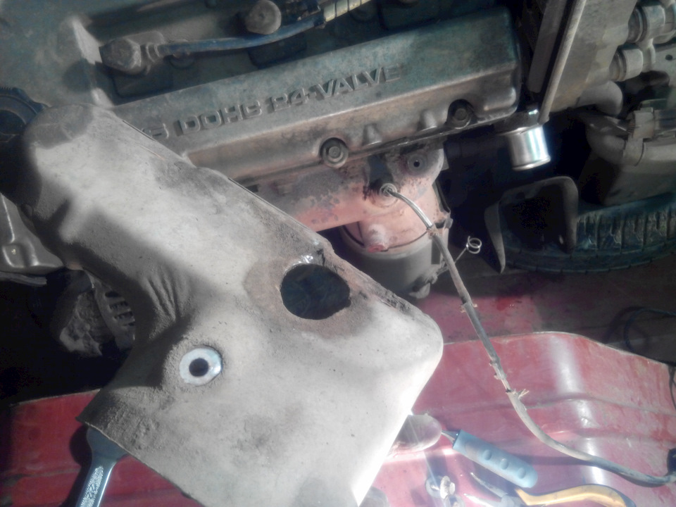 Замена кислородных датчиков — Mazda 626 V (GF), 2,5 л, 2002 года ...