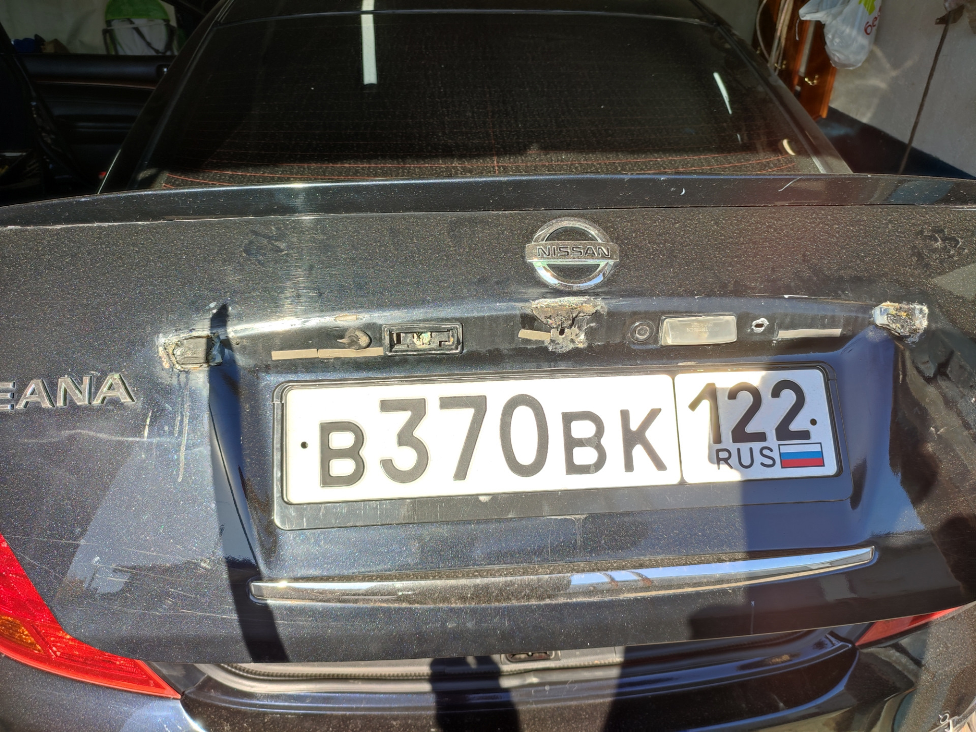 Замена крышки багажника — Nissan Teana (J31), 2,3 л, 2006 года ...