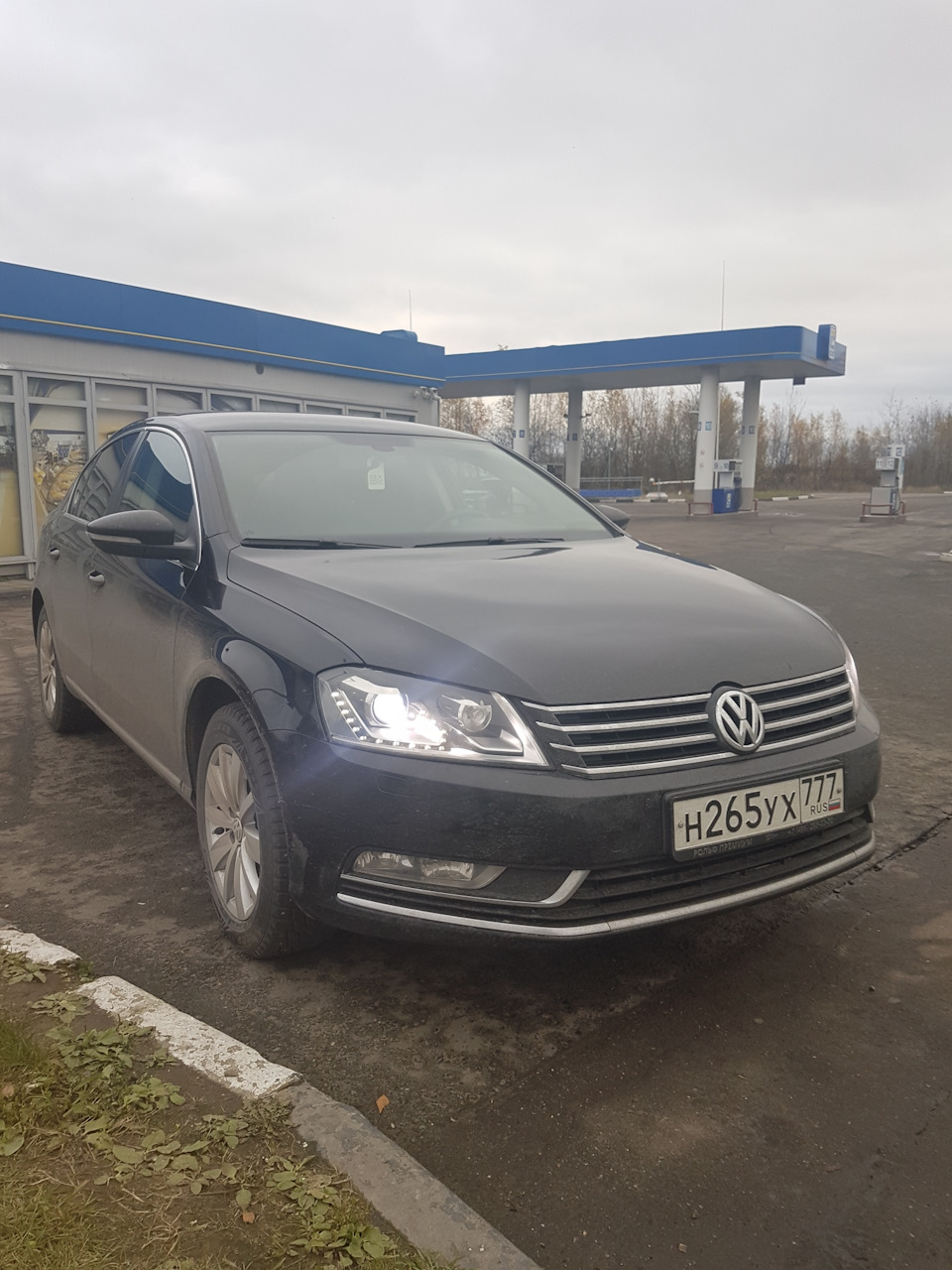 Лампы 6000к и обкатка новой зимней резины! — Volkswagen Passat B7, 3,2 ...