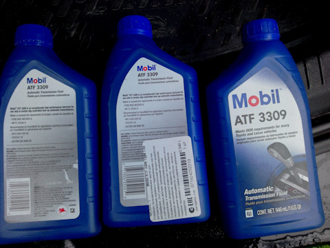 112610 Масло в АКПП Mobil ATF 3309 0.946л MOBIL | Запчасти на DRIVE2