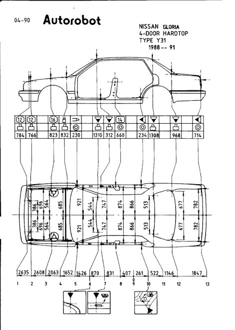 схема электрооборудования авто nissan cedric 1982